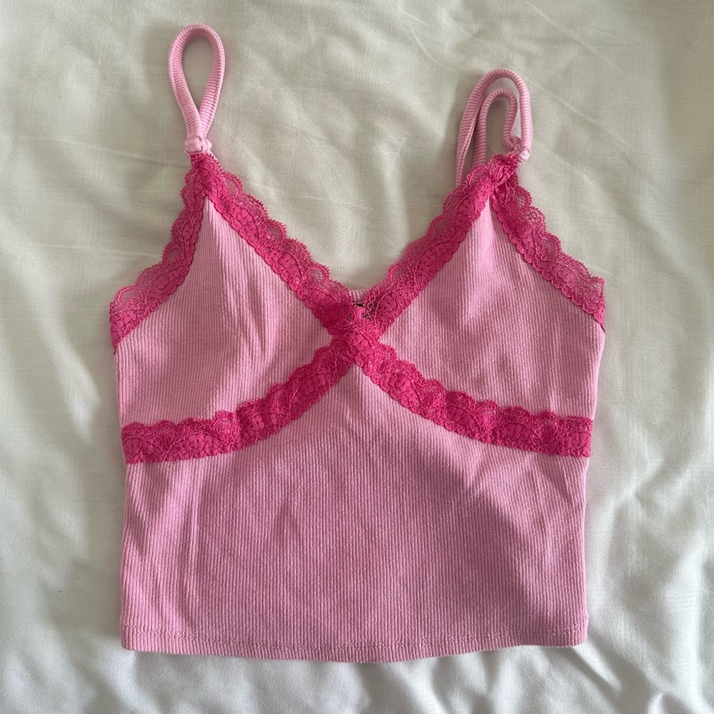 Pink tank top